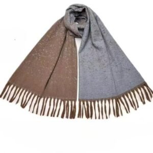 Two-Tone Winter Shawl